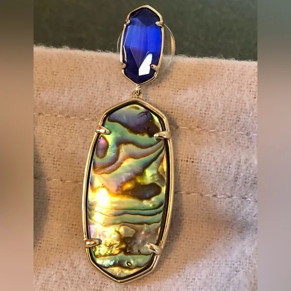 EUC Kendra Scott Statement Elle Earrings - Picture 5 of 11